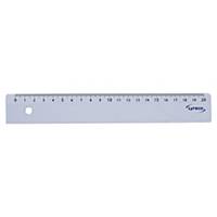 Lyreco ruler, 20 cm, transparent