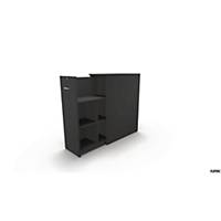 Udtræksskab Fumac® Maxi Tower Jive, HxBxD 115,3 x 39,8 x 80 cm, antracit