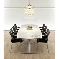 JIVE CONFERENCE TABLE 110/90X180 WH/ALU