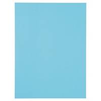 Lyreco folders with 1 flap cardboard 290g blue - pack of 100