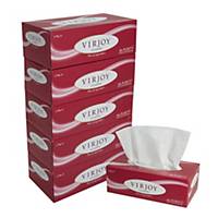 Virjoy Super Soft 2-ply Facial Box Tissue - Pack of 5