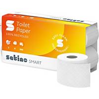 Toilet paper Wepa Satino Smart 039010, 3-ply, pack of 8 x 8 rolls
