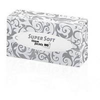 Kosmetiktücher Wepa Satino Super Soft 205050, 2-lagig, 40 Schachteln à 100 Blatt