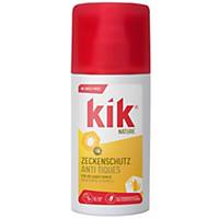Spray anti-tique KIK Nature, 100 ml, efficacité jusqu de 5 heures