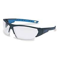 Sikkerhedsbriller Uvex I-Works 9194.171, klare linser, blå