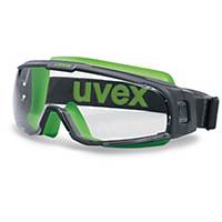Uvex U-sonic 9308245 ruimzichtbril, heldere lens, anti-condens,