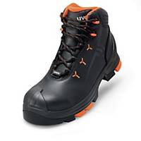 Chaussures de sécurité montantes Uvex 6503.2 S3, SRC, noir/orange, pointure 38