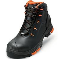 Uvex 2 6503.2 Safety Boots 44 Black/Orge