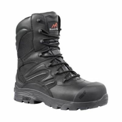 Rock Fall RF4500 Titanium High Leg Waterproof Safety Boot with Side Zip Size 9