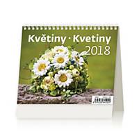 Kvetiny - české/slovenské týždenné riadkové kalendárium, 56 + 2 strán