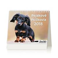 Psíčkovia - české/slovenské týždenné riadkové kalendárium, 56 + 2 strán