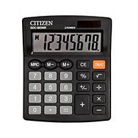 Stolní kalkulačka Citizen SDC805NR černá, 8-místný displej