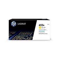 Lasertoner, HP 655A CF452A, 10.500 sider, gul