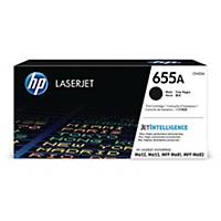 Lasertoner, HP 655A CF450A 2813439, 12.500 sider, Sort