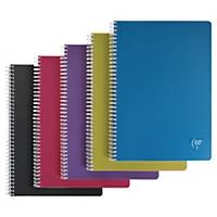 Clairefontaine Linicolor Intense 329126C PP Notebook A4 5X5 90 sheets