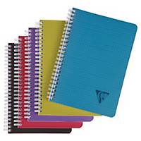 Clairefontaine Linicolor Intens Spiralbound Notebook A5, 5 mm squares, 90 sheets