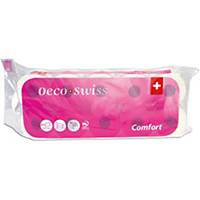 Toilettenpapier Oeco Swiss Comfort, 3-lagig, Packung à 10 Rollen