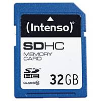 Intenso SDHC geheugenkaart, snelheidsklasse 10, 32 GB