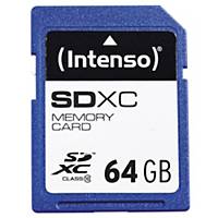 INTENSO SD XC MEMORY CARD CLASS 10 64GB
