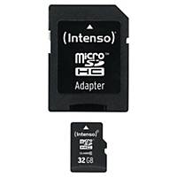 Cartão de memória micro SDHC Intenso - 32 GB