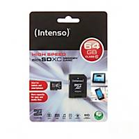 Hukommelseskort Intenso Micro SDHC, 64 GB