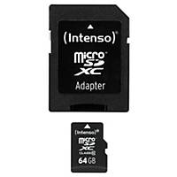 INTENSO MICROSD XC MEM CARD CLASS10 64GB
