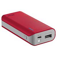 Powerbank TRUST Primo, 4400 mAh, USB-A, czerwony