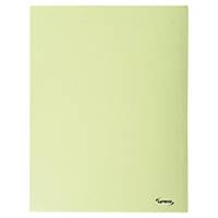 Lyreco 3-flap folders A4 cardboard 280g yellow - pack of 50