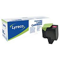 Lyreco kompatibler Lasertoner Lexmark 70C2HM0, magenta