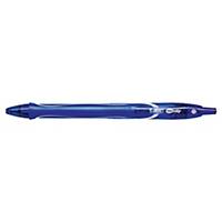 Stylo roller rétractable Bic® Gelocity Quick Dry pointe moyenne, encre gel bleue