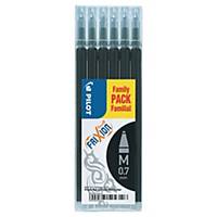 Pilot Frixion Rollerball Refill Med Black - Pack of 6