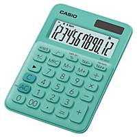 Casio MS-20UC Calculator, 12-digit display, green