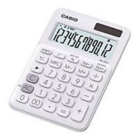 Desk Calculator 12-Digit Big-Display In White With Function Command Signs