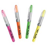 BIC Highlighter Flex Assorted Colours - Pack of 4
