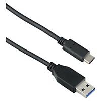 USB kabel Tagrus, typ C-A, 1 m, černý