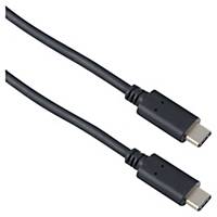 USB kabel Targus, typ C-C, 1 m, černý