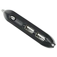 Universal 4.8A USB Car Charger For Tablets And Phones - Black