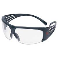 Safety glasses 3M SF601SGAF SecureFit, filter type 2C, grey, colourless lens