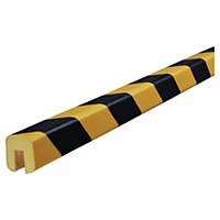 Protection d arêtes carrée, 26 x 26 mm, longueur 1 m, noir/jaune