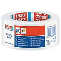 Tesa 60760 Floor Marking Tape, PVC, 50 mm x 33 m, white