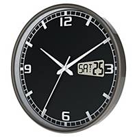 Orium Wall Clock, Ø 27 cm, anthracite/black