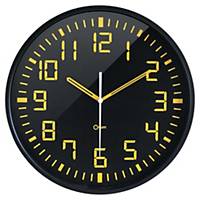 Nástěnné hodiny Cep Yellow Clock, na 1 x LR6 baterii