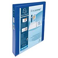 Classeur Exacompta A4+ - 2 pochettes personnalisables - dos 4,7 cm - bleu