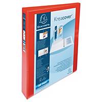 Classeur Exacompta A4+ - 2 pochettes personnalisables - dos 4,7 cm - rouge