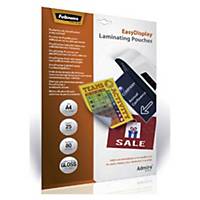 Fellowes Laminating Pouch A4 Easy Move Pack Of 25
