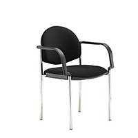 Coda Multi-Purpose Stacking Chair With Arms Black - Delivery Only - Excludes NI