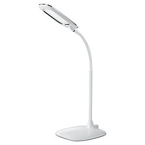 Lampe Aluminor Mika - LED - bras flexible - blanche