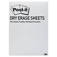 Post-it super sticky Dry Erase priľnavé biele fólie 27,9 x 39 cm