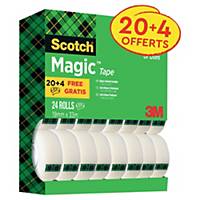 Scotch Magic Tape Tower 19mm x 33m - Pack of 24