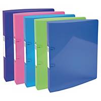 Iderama 2-ring binder in PP 30 mm assorted colours - pack of 5